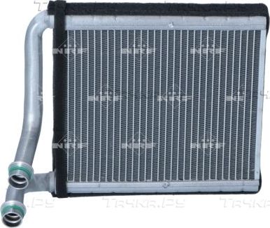 Радиатор отопителя (печки) NRF (алюминий) для Volkswagen Golf VII 2011-2016. Артикул 54205