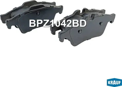 Колодки тормозные дисковые Krauf. Артикул BPZ1042BD