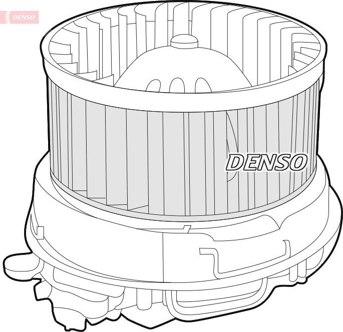 Вентилятор, мотор печки (отопителя) салона Denso. Артикул DEA07007