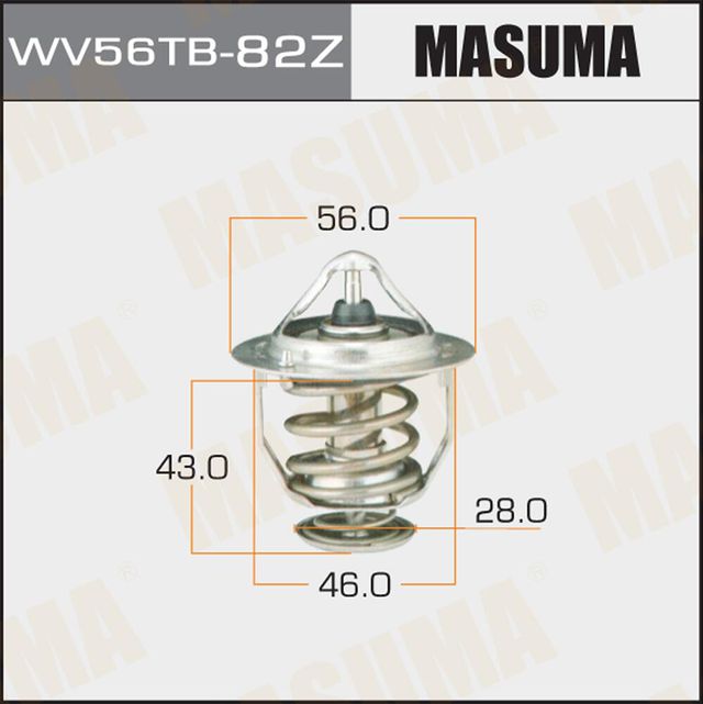 Термостат Masuma для Lexus RX III 2008-2015. Артикул WV56TB-82Z