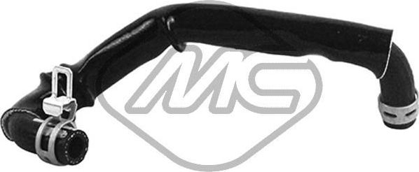 Патрубок радиатора (системы охлаждения) Metalcaucho. Артикул 97266