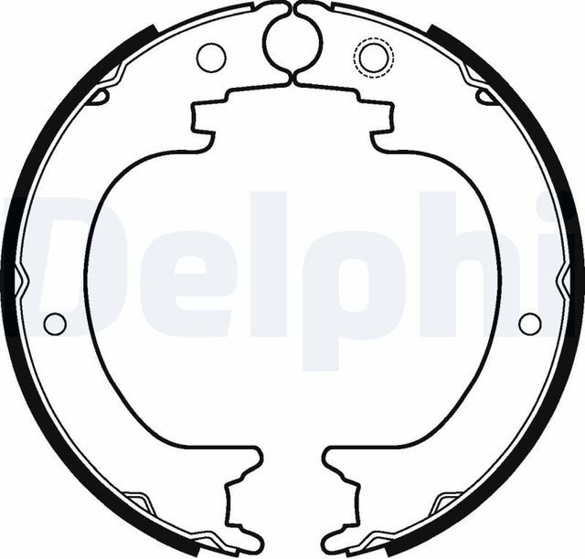 LS2121 Барабанные тормозные колодки Delphi. Артикул LS2121