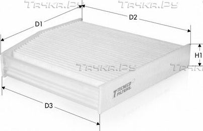 Салонный фильтр  Tecneco Filters для Audi S4 IV (B8) 2008-2015. Артикул CK10457