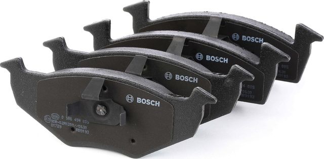 Тормозные колодки Bosch (Low-Metallic) передние для SEAT Arosa I 1997-2004. Артикул 0 986 494 005