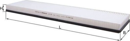 Салонный фильтр Mahle. Артикул LA 85