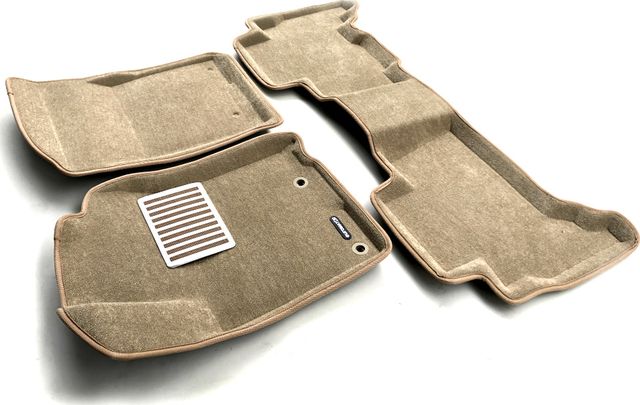 Коврики текстильные Euromat 3D Lux для салона Toyota Land Cruiser Prado 150 рестайлинг 2013-2017 Бежевые. Артикул EM3D-005120T