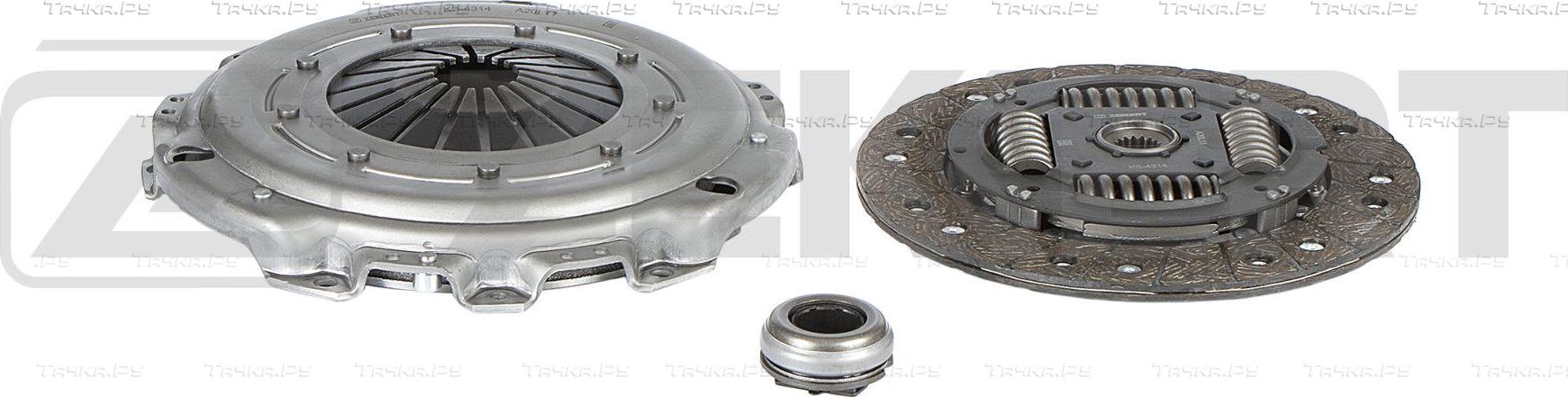 Сцепление (комплект) Zekkert для Peugeot 307 I 2001-2005. Артикул KS-4314