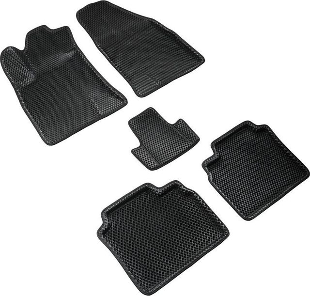 Коврики Seintex 3D EVA ромб для салона Chery Arrizo 8 2022-2026 Черные. Артикул 317347