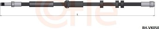 Тормозной шланг Cofle. Артикул 92.BH.VK050