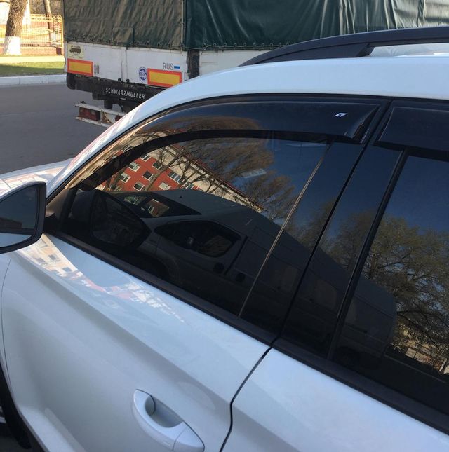 Дефлекторы Cobra Tuning для окон Skoda Kodiaq 2017-2026. Артикул S22116