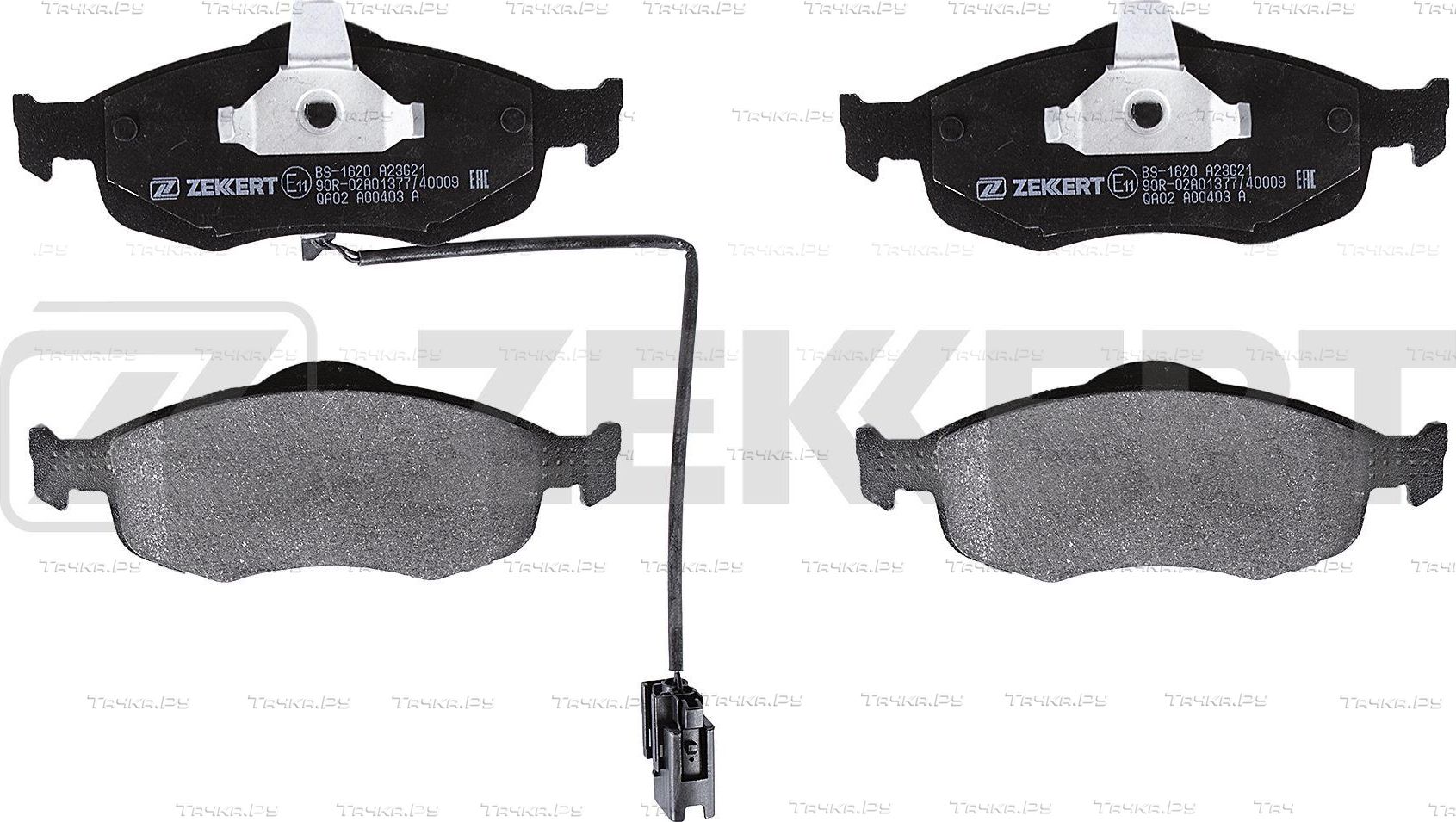 Тормозные колодки Zekkert передние для Ford Cougar 1998-2001. Артикул BS-1620