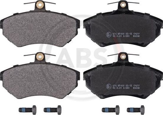 Тормозные колодки ABS передние для Audi A4 I (B5) 1995-2001. Артикул 37010