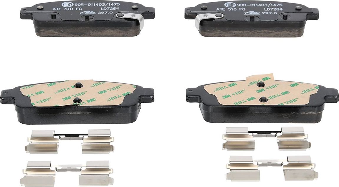 Тормозные колодки ATE Ceramic. Артикул 13.0470-7264.2