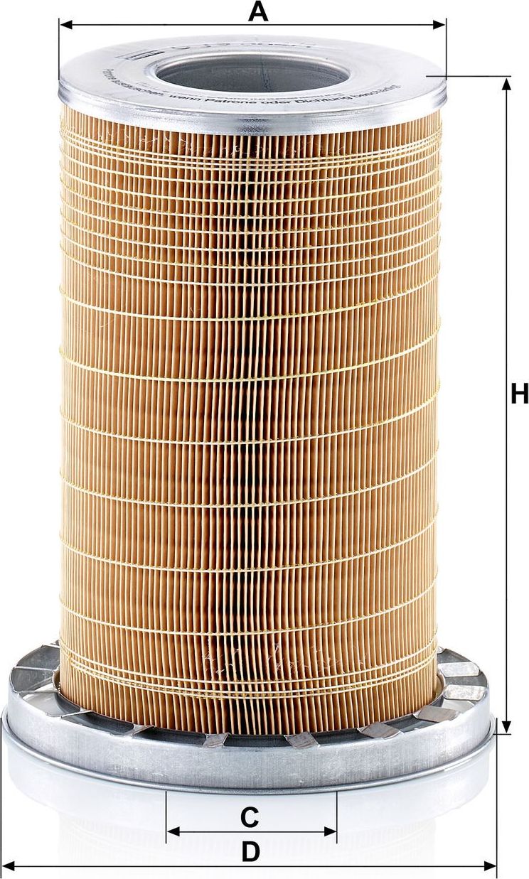 Воздушный фильтр Mann-Filter. Артикул C 19 384/1