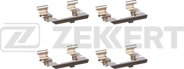 Комплект установочный перед. торм. колодок Ford Ranger 99-  Nissan Maxima (A33) 00-  Mazda B-Serie 9 Zekkert. Артикул BR-3284