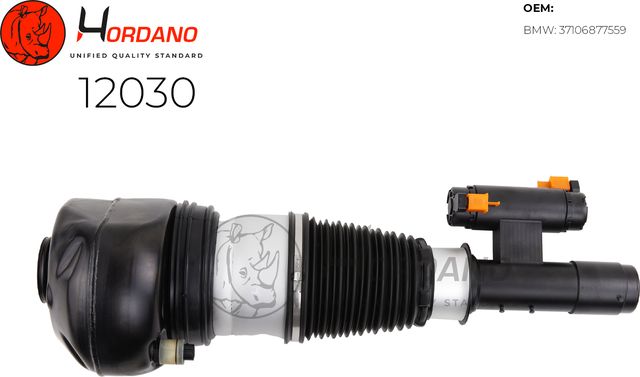 Пневматический амортизатор (Hordano). Артикул 12030