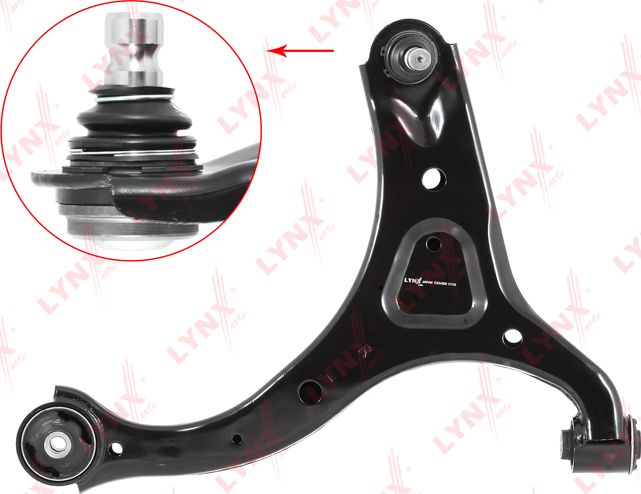Поперечный рычаг передней подвески LYNXauto. Артикул C5348R