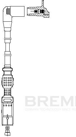 Высоковольтные провода (провода зажигания) Bremi для Volkswagen Lupo 1998-2005. Артикул 1A28F85