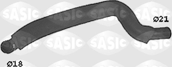 Патрубок радиатора (системы охлаждения) Sasic. Артикул SWH0498