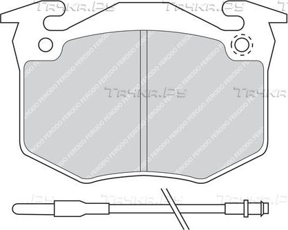Тормозные колодки Ferodo Premier задние для Alpine A310 1980-1984. Артикул FDB402
