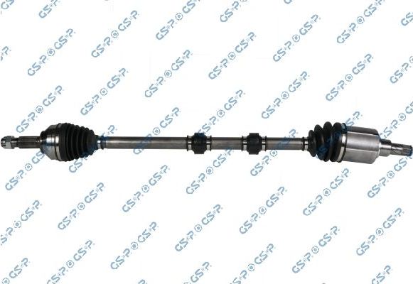 Полуось (привод в сборе, приводной вал) GSP передняя правая для Nissan Qashqai I 2007-2013. Артикул 241325