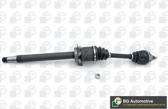 Полуось (привод в сборе, приводной вал) BGA передняя правая для Mercedes-Benz B-Класс I (W245) 2005-2011. Артикул DS5607R