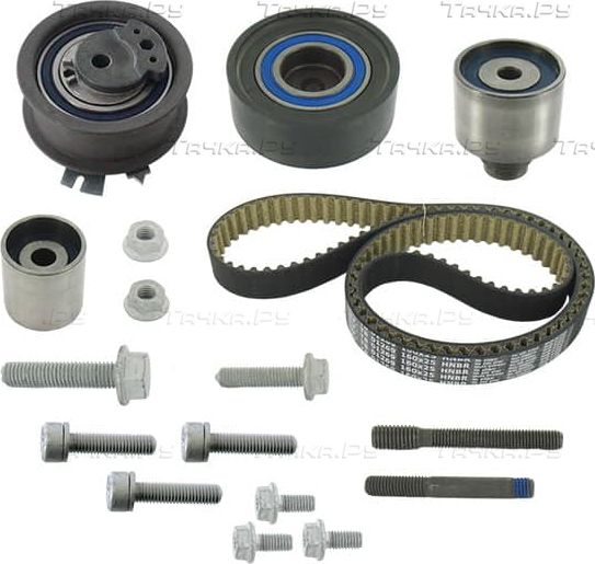 Ремень ГРМ с роликами (комплект) SKF для Volkswagen Amarok I 2010-2026. Артикул VKMA 01148