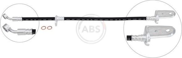 Тормозной шланг ABS задний правый для Honda Civic VIII 2005-2012. Артикул SL 6799