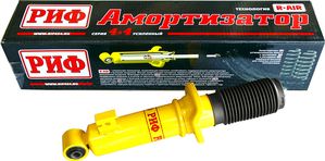 Амортизатор РИФ (R-AIR) усиленный передний штатный для Mitsubishi L200 IV 2005-2015, лифт 0-40 мм. Артикул SA241