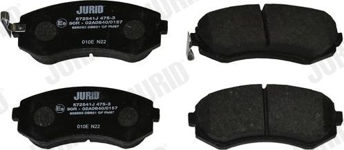 Тормозные колодки Jurid. Артикул 572541J