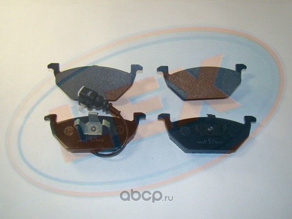 К-т колодок торм. fr vag (LEX). Артикул 21974