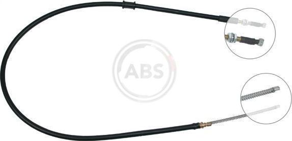 Трос ручника (тросик ручного тормоза) ABS. Артикул K14168