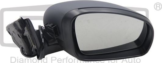 Зеркало боковое DPA правое для Skoda Fabia II 2006-2014. Артикул 88570878202