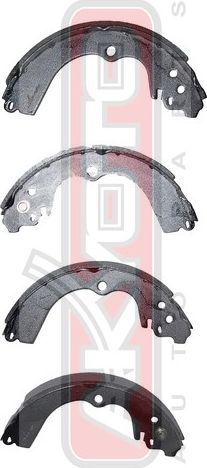 Тормозные колодки Akyoto Packing AKYOTO задние для Subaru Forester I 1997-2002. Артикул AKS-7747