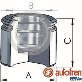 Поршень тормозного суппорта Autofren Seinsa задний для Jeep Cherokee III (KJ) 2001-2008. Артикул D025463