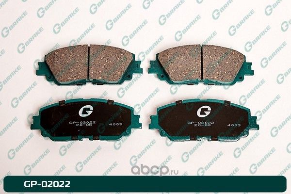 Колодки торм. диск. (G-Brake). Артикул GP02022