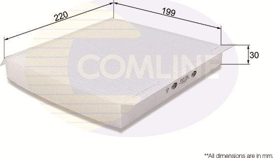 Салонный фильтр Comline для Lexus IS III 2013-2026. Артикул EKF206