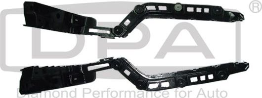 Кронштейн бампера DPA правый для Volkswagen Passat B7 2010-2014. Артикул 88070727202