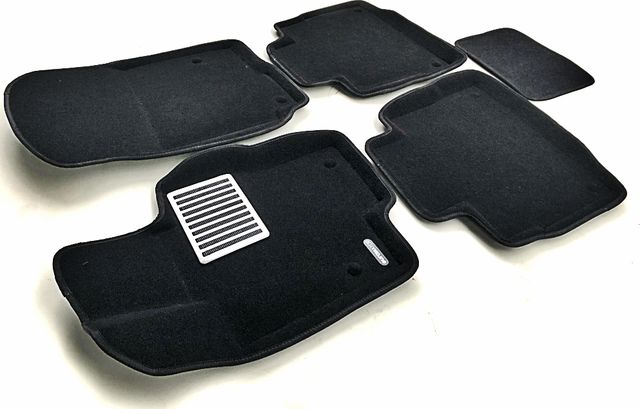 Коврики текстильные Euromat 3D Lux для салона Mercedes-Benz GLE-Class II W167 (искл. Coupe) 2018-2026. Артикул EM3D-003509