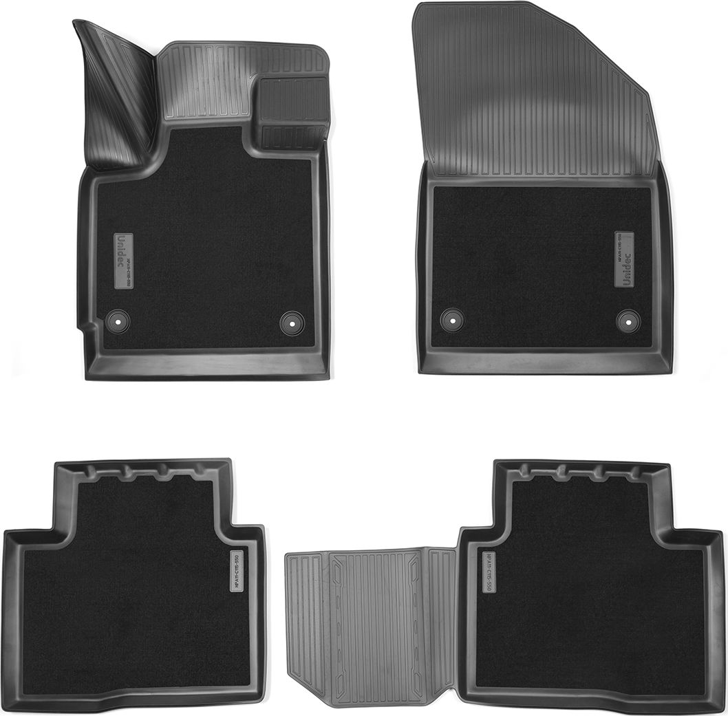 Коврики Норпласт комбинированные для салона Exeed TXL 2020-2026. Артикул NPA11-C115-550-CM