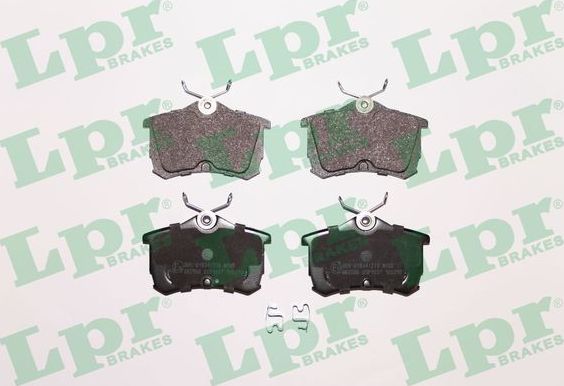 Тормозные колодки LPR. Артикул 05P1037