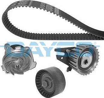 Помпа (водяной насос) с комплектом ремня ГРМ Dayco для Alfa Romeo 147 I 2001-2010. Артикул KTBWP3310