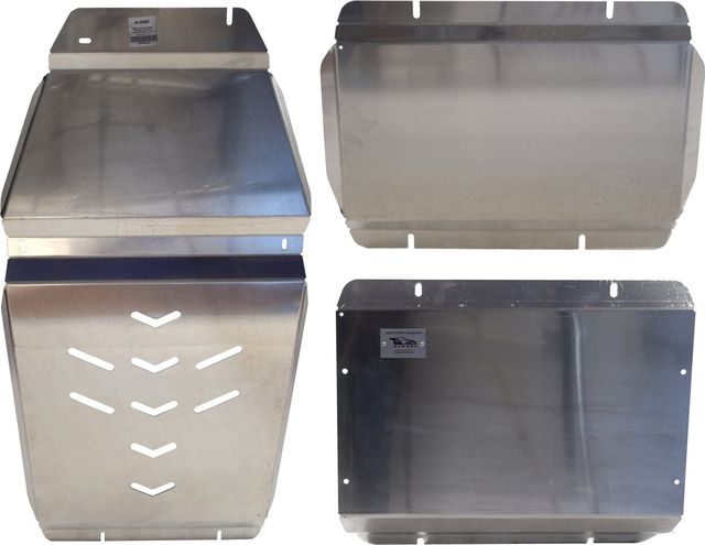 Защита алюминиевая АВС-Дизайн для картера, РК и КПП Chevrolet Tahoe 2014-2020. Артикул 04.35ABC