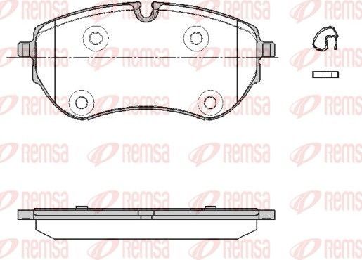 Тормозные колодки Remsa. Артикул 1853.00
