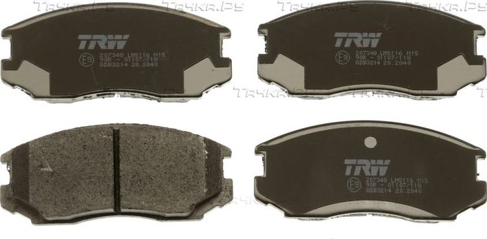 Тормозные колодки TRW COTEC передние для Daihatsu Terios I 1997-2005. Артикул GDB3214