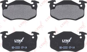 Тормозные колодки LYNXauto задние для Citroen Saxo 1996-2004. Артикул BD-2222
