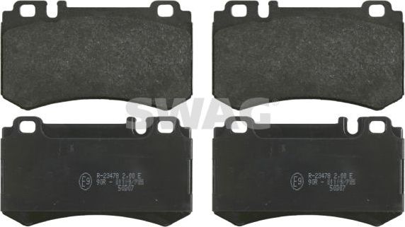 Тормозные колодки SWAG задние для Mercedes-Benz SL-Класс V (R230) 2001-2012. Артикул 10 91 6475