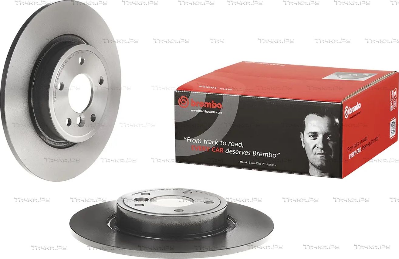Тормозной диск Brembo UV Coated задний для Jaguar XF II 2015-2026. Артикул 08.C208.21