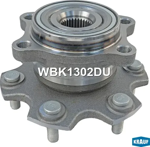 Ступица колеса с подшипником в сборе и монтажный к (Krauf). Артикул WBK1302DU