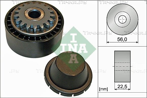 Натяжной ролик (натяжитель) приводного поликлинового ремня Ina. Артикул 531 0854 10